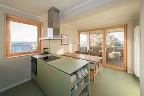 SEEZIEGE XL | Private kitchen | Fridge, oven, stovetop, dishwasher