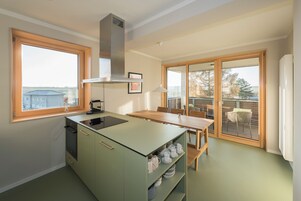 SEEZIEGE XL | Cocina privada | Frigorífico, horno, placa de cocina y lavavajillas