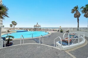 Pool - Beachfront Corner Views, Indoor & Outdoor Pools, Walk to Dining | BEACHBALL PROPERTIES (Orange Beach)