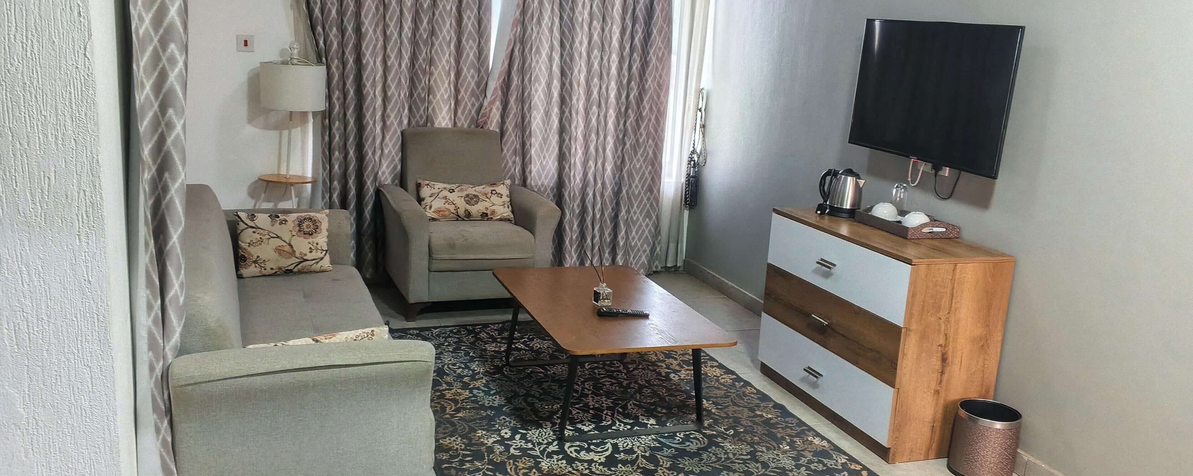 Junior-Studiosuite, Stadtblick | Wohnbereich