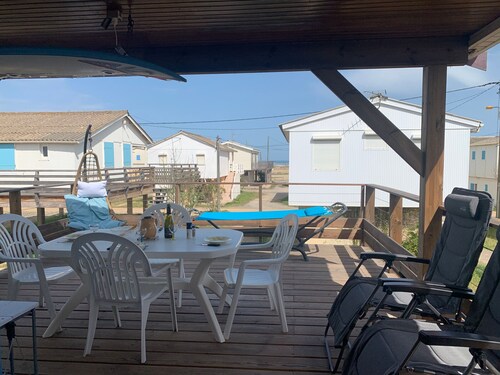 Chalet climatisé typique, vue mer - 6 pers.