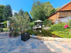 Outdoor dining - Vrbo Property (Seeburg)