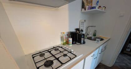 1-bedroom apartment in Nijmegen, with own living room+kitchen, outside terrace
