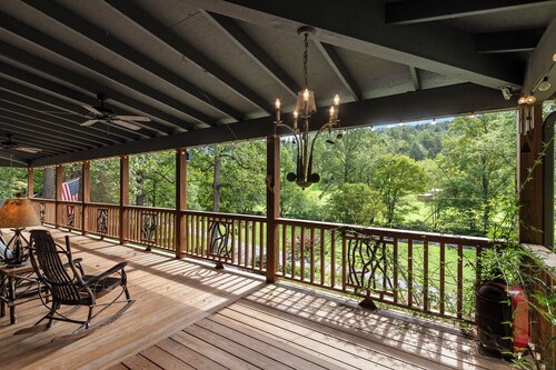 BEAUTIFUL SETTING - RIVER FRONT W/FIRE PIT!