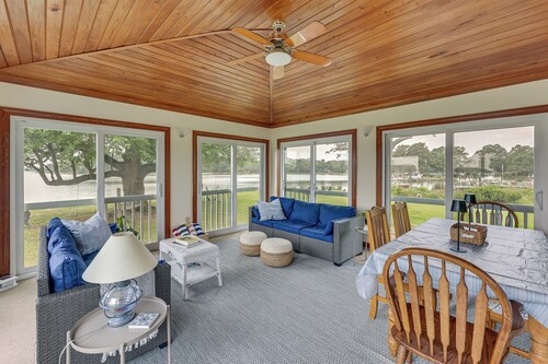 Waterfront Home With Large Yard, Dock & Bay View