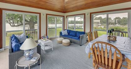 Waterfront Home With Large Yard, Dock & Bay View