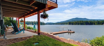 Private Dock, Deck & Yard: Luxe Sacheen Lake Home
