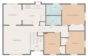Rumah | 5 kamar tidur dan internet