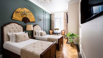Egyptian cotton sheets, premium bedding, pillow-top beds, minibar
