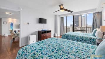 Apartment, 2 Bedrooms | 2 bedrooms, laptop workspace, iron/ironing board, free WiFi