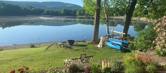 Sun-Filled Lakefront Home in Copake