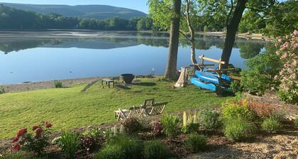 Sun-Filled Lakefront Home in Copake