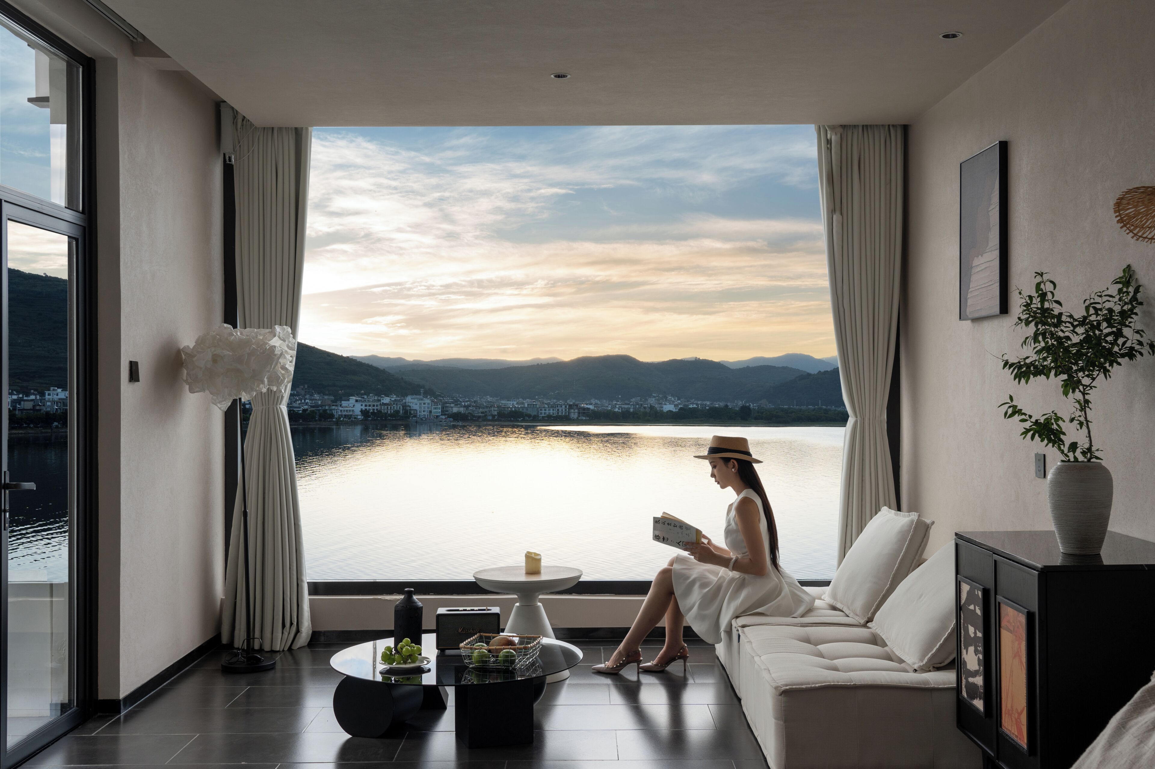 Habitación de luna de miel doble, patio, vistas al mar | Spa