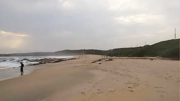 On the beach