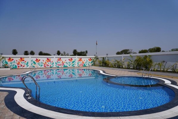 Pool - Serene-Restaurant Rooms and Banquet (Indore)