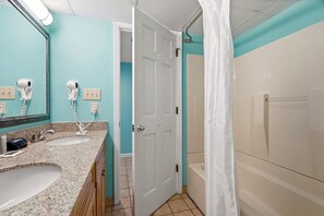 Hair dryer, towels - Beach Cove Resort 1014 - Oceanfront Condo with Direct Beach Access (North Myrtle Beach)