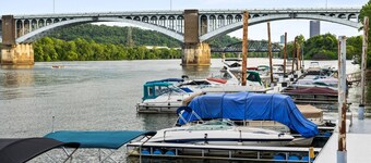 Pittsburgh's Only Houseboat | Studio on the Allegheny | Free Boat Slip Included