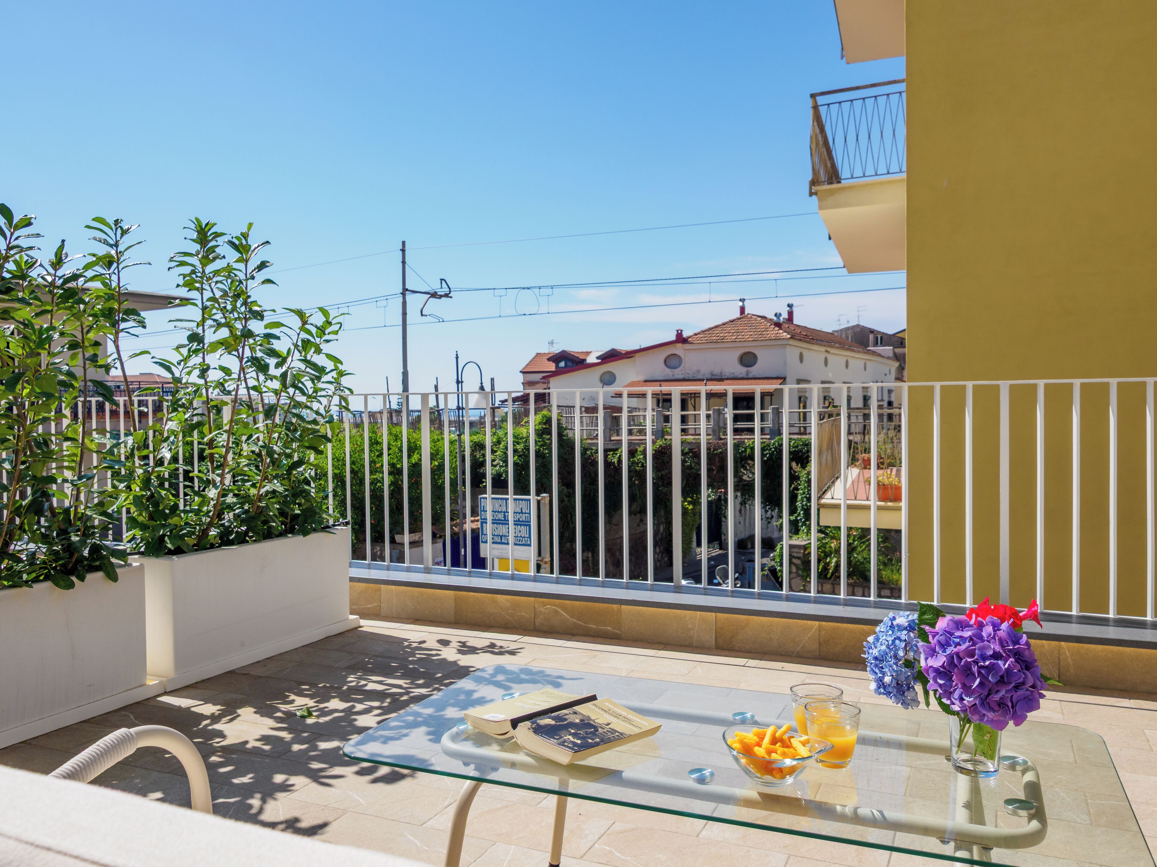 Comfort-Doppelzimmer, eingeschränkter Meerblick | Terrasse/Patio