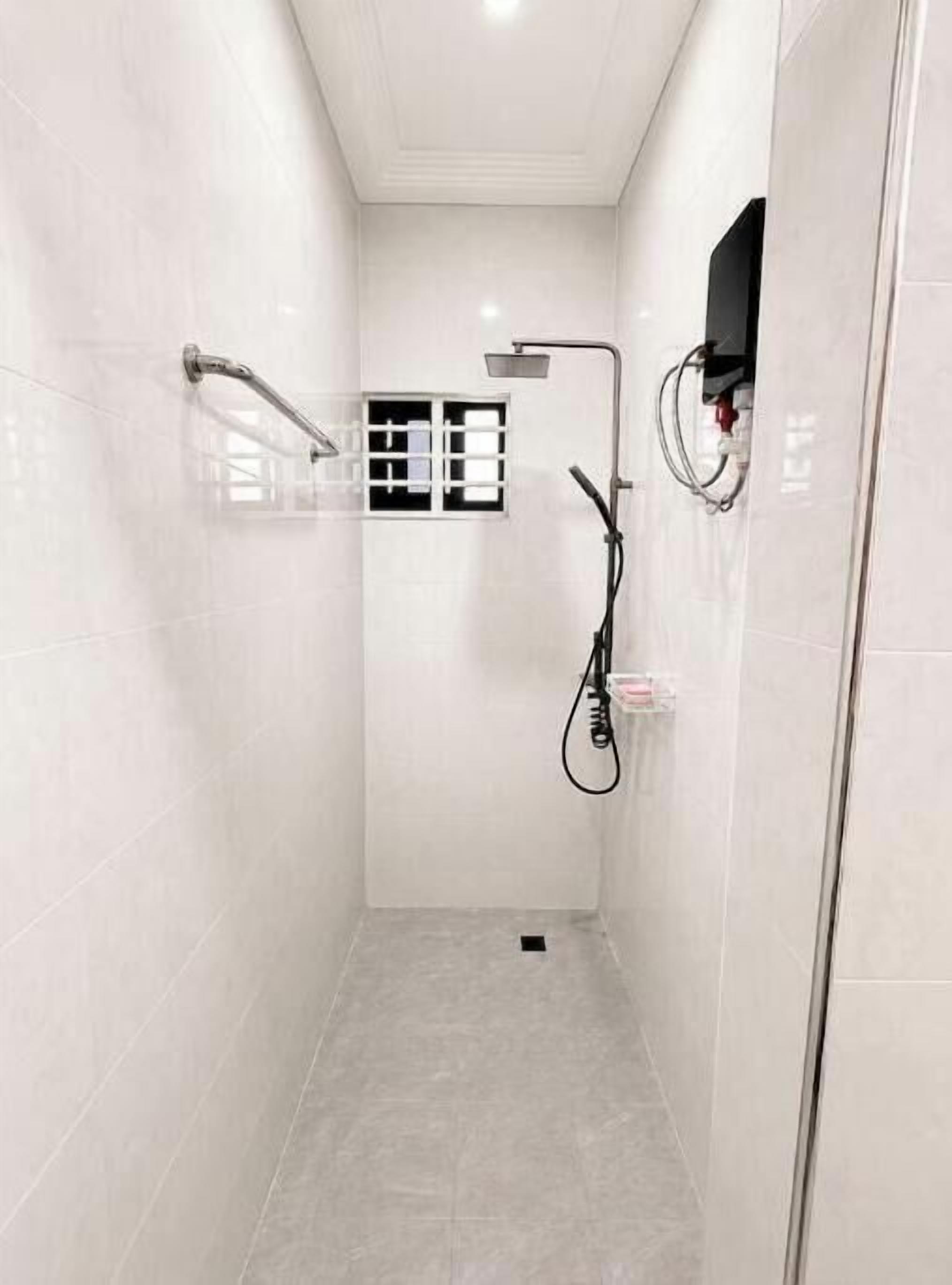 Shower, hair dryer
