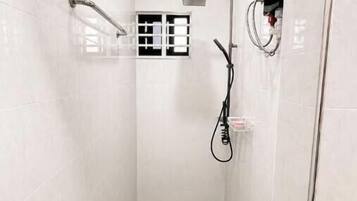 Shower, hair dryer