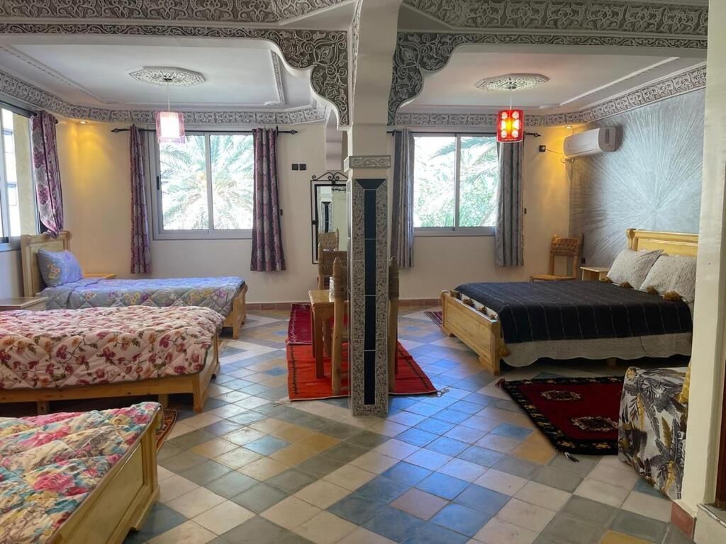Familiekamer, uitzicht op tuin