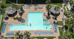 Pool - NEW! Beachfront 2BR 11th Floor Views, Saida Royale SPI (South Padre Island)