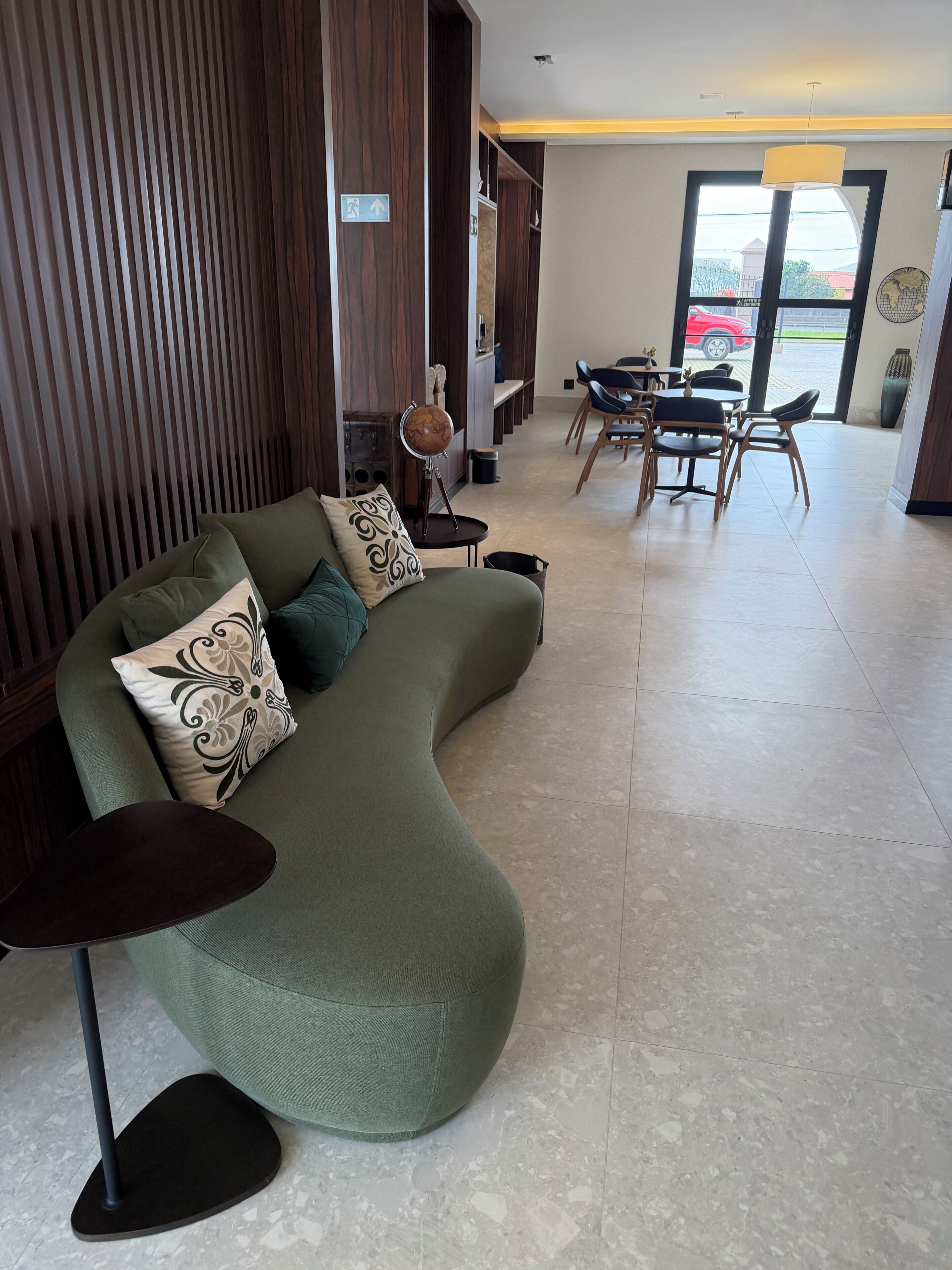 Sitteområde i lobbyen