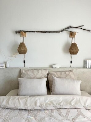 Quarto casal conforto, vista para o jardim