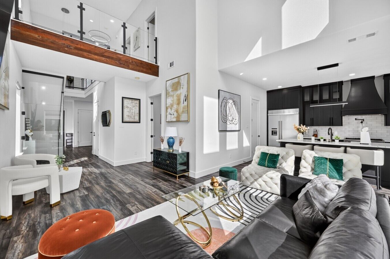 TV, fireplace, stereo, offices