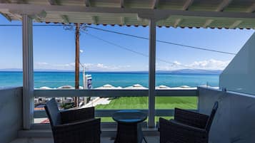 Superior Double Room, Balcony, Sea View | Terrace/patio