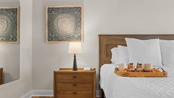 Iron/ironing board, travel crib, internet, bed sheets