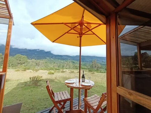 Mágica Yurta con vista a Iguaque
