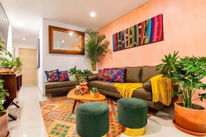 TV, offices - Roma Norte Grand Stay 3BR / AC (Ciudad de México)