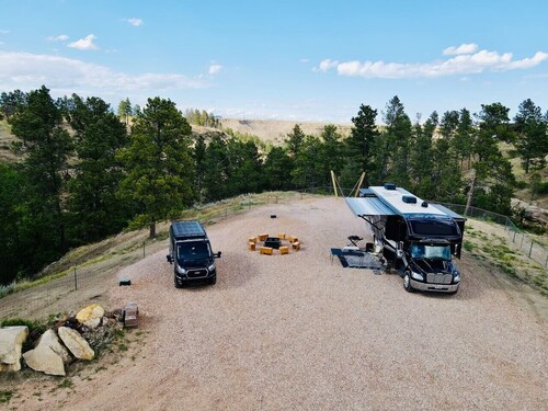 Canyon Campsite Near Devils Tower