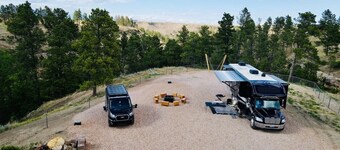 Canyon Campsite Near Devils Tower