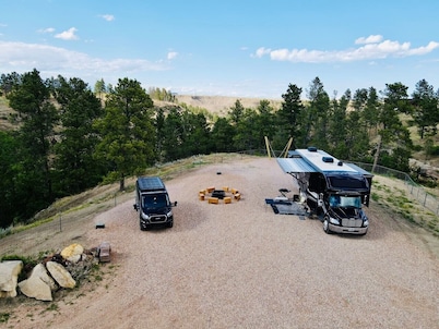 Canyon Campsite Near Devils Tower