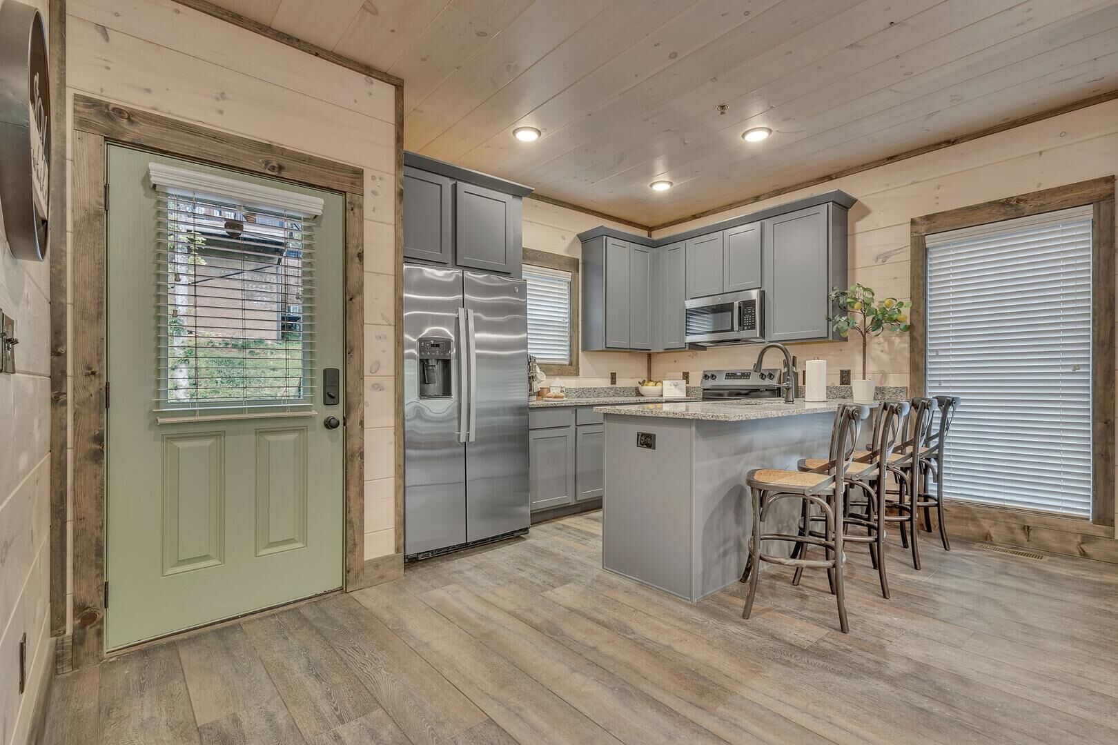 Cabane, plusieurs lits, vue jardin (Friendly Bear Plunge) | Cuisine privée