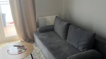 Studiosuite, Balkon | Wohnbereich