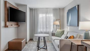 TV, DVD player, offices