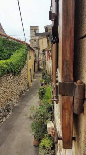 Property grounds - A quiet, authentic Provençal-style house. In the historic center of the village. (Vedène)