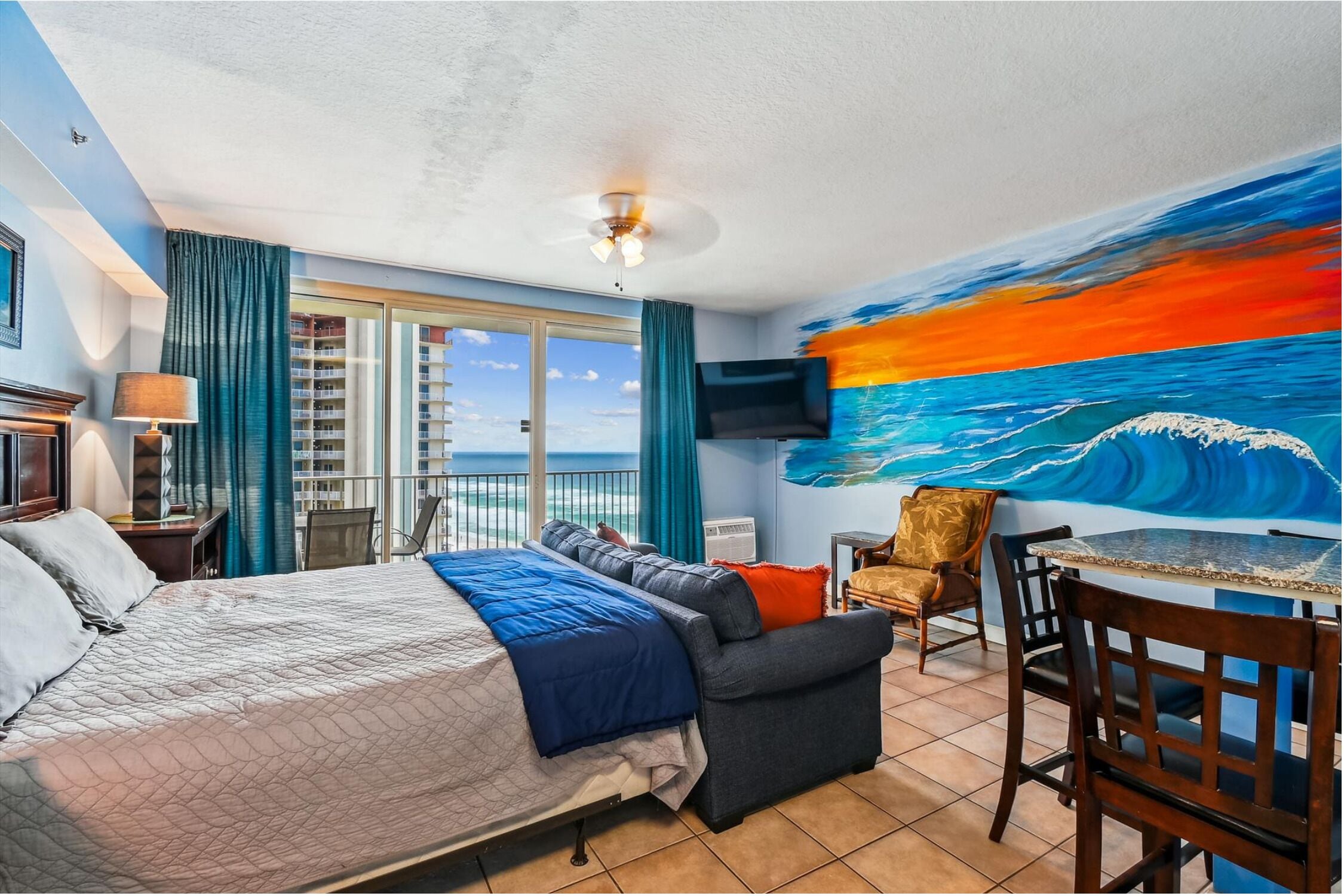 Apartment, Strandblick | Bügeleisen/Bügelbrett, kostenloses WLAN