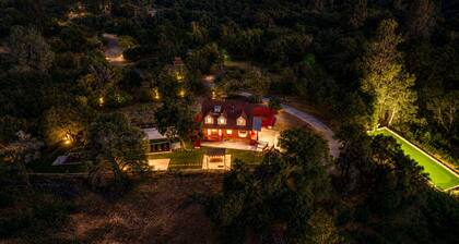 Upscale Getaway w/Theater Hot Tub Putting Green Views Luxe Amenities