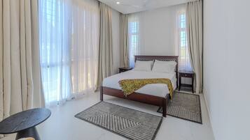 Blackout curtains, iron/ironing board, free WiFi