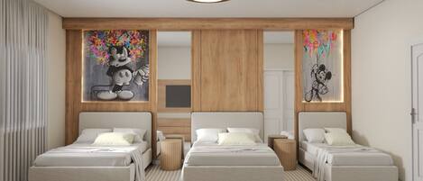 1 habitación, tabla de planchar con plancha, wifi y ropa de cama