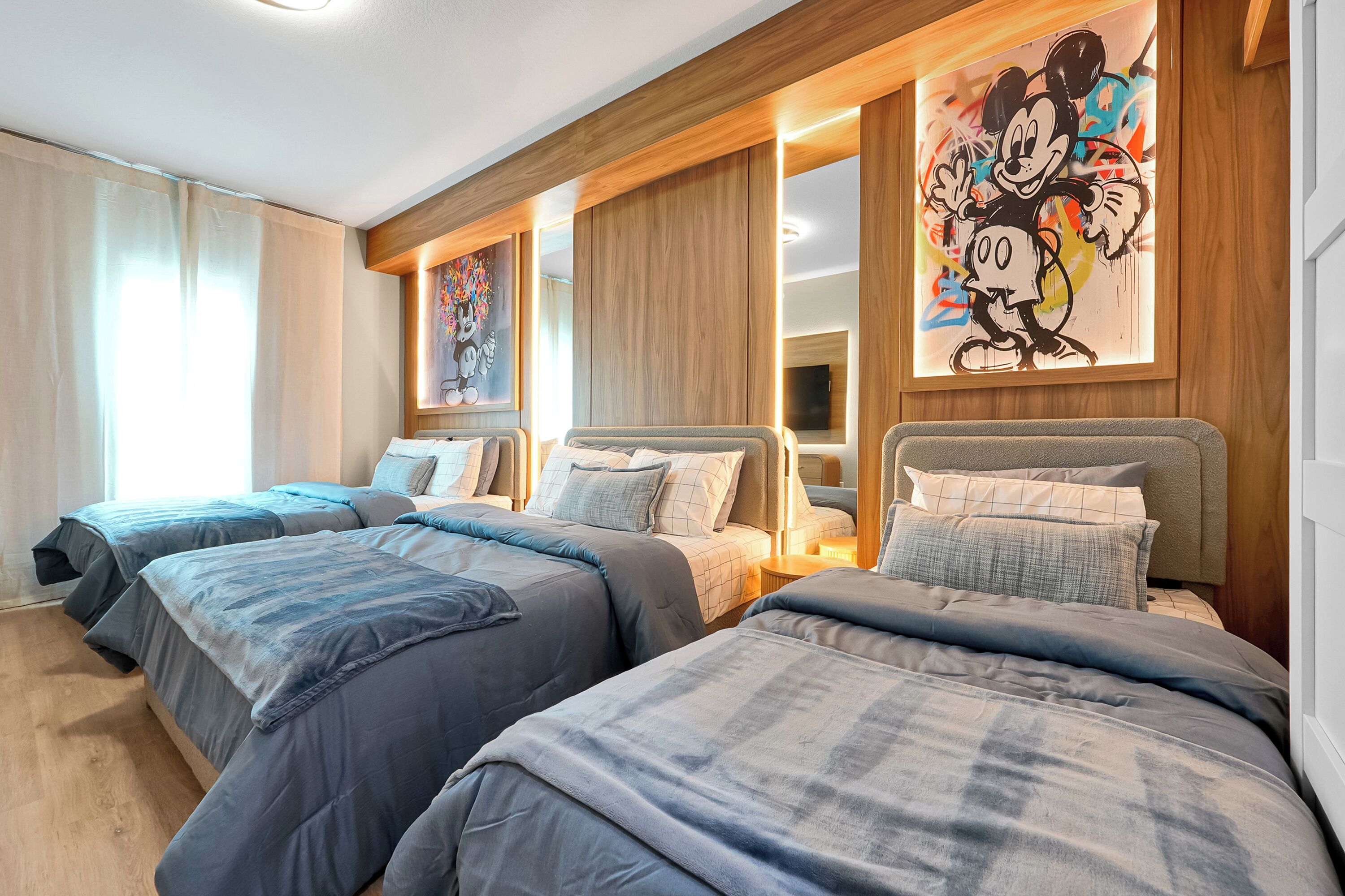 1 habitación, tabla de planchar con plancha, wifi y ropa de cama 