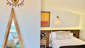 Apartment, Meerblick | Verdunkelungsvorhänge, Bügeleisen/Bügelbrett, kostenloses WLAN