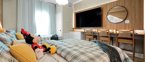 1 室のベッドルーム、アイロン / アイロン台、WiFi、ベッドシーツ