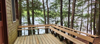 Gorgeous primitive 3-bedroom cabin on Craig Pond, perfect for family adventures