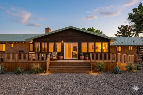 15449 Hwy 187: Private 9-acre retreat with mountain views near T or C.