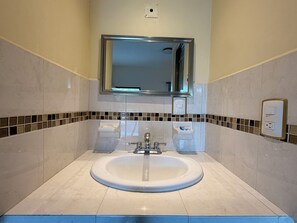 Camera Basic | Bagno | Doccia, asciugamani, sapone, carta igienica